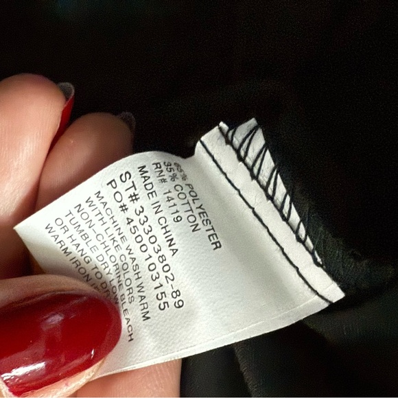 Ely Country Charmers Western Snap Shirt XL Black Red Rose Embroidered - Picture 4 of 8